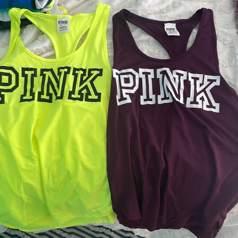 Victoria secret pink tank tops